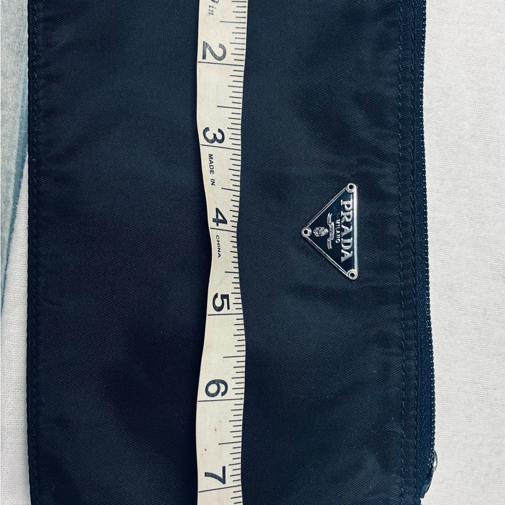 Authentic Prada 3pc Vintage Vela Pouch Set w Cards and Dustbag - Picture 11 of 15